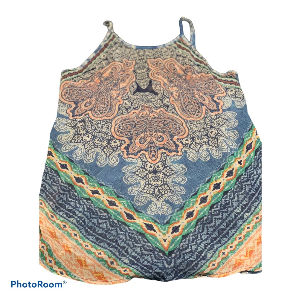 OP Shear Multi-Color Top